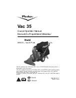 Предварительный просмотр 1 страницы Parker 995810-Vac 35 Push Operator'S Manual
