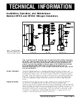 Parker Balston HFX-3 Technical Information preview