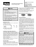 Preview for 8 page of Parker CW Series Service Instructions Manual