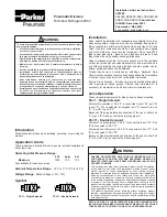 Preview for 15 page of Parker CW Series Service Instructions Manual