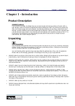 Preview for 5 page of Parker Daedal 412T01LXR Product Manual