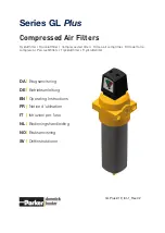 Preview for 1 page of Parker domnick hunter GL Plus Series Operating Instructions Manual