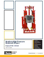 Parker DTX100 User Manual preview