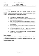 Preview for 4 page of Parker DUAL FBO Series Operation And Maintenance Instructions Spare Parts