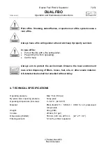 Preview for 7 page of Parker DUAL FBO Series Operation And Maintenance Instructions Spare Parts