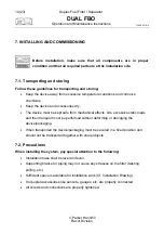 Preview for 10 page of Parker DUAL FBO Series Operation And Maintenance Instructions Spare Parts