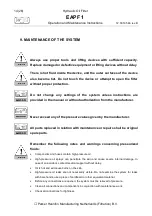 Preview for 14 page of Parker EAPF 1 Installation, Operation And Maintenance Instructions