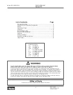 Предварительный просмотр 2 страницы Parker F11-10 Service Manual