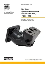Parker F12-152 Series Service Manual preview