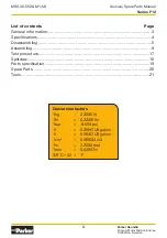 Preview for 2 page of Parker F12-152 Series Service Manual