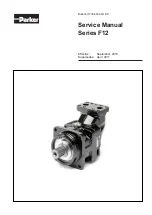 Parker F12 series Service Manual предпросмотр