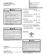 Parker F55 Series Installation & Service Instructions preview