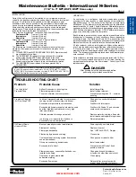 Preview for 3 page of Parker Finite H-Series Maintenance Bulletin