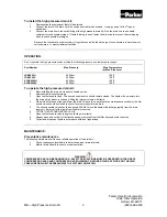 Preview for 2 page of Parker Finite JDK5000V Installation, Operating And Maintenance Manual