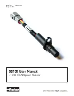 Parker GS100 User Manual предпросмотр