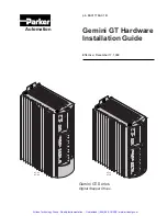 Preview for 2 page of Parker GT Series Hardware Installation Manual