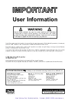 Preview for 3 page of Parker GT Series Hardware Installation Manual