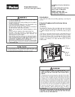 Preview for 2 page of Parker H Series Installation & Service Instructions Manual