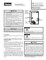 Preview for 42 page of Parker H Series Installation & Service Instructions Manual