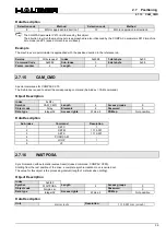 Preview for 39 page of Parker Hauser COMPAX-M Series Interface Manual