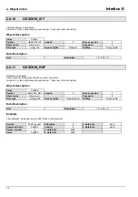 Preview for 46 page of Parker Hauser COMPAX-M Series Interface Manual