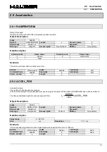 Preview for 47 page of Parker Hauser COMPAX-M Series Interface Manual