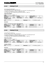 Preview for 53 page of Parker Hauser COMPAX-M Series Interface Manual