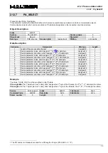 Preview for 73 page of Parker Hauser COMPAX-M Series Interface Manual