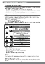 Предварительный просмотр 4 страницы Parker HMR 08 Series Assembly And Operating Instructions Manual