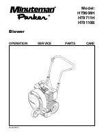 Parker HT9608H Operation Service Parts Care preview