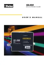 Parker IQ-200 User Manual preview