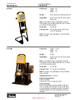 Предварительный просмотр 4 страницы Parker Karrykrimp 82C-061L Operation And Technical Manual