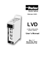 Parker LVD1 User Manual preview