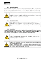 Preview for 61 page of Parker MGV Series Technical Manual