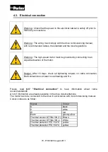 Preview for 70 page of Parker MGV Series Technical Manual