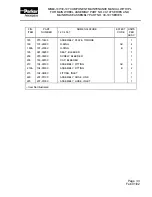 Предварительный просмотр 47 страницы Parker MM30-107 Maintenance Manual