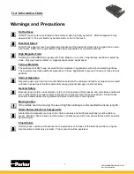 Preview for 7 page of Parker MSR Series User'S Information Manual