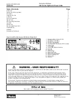 Preview for 2 page of Parker Oildyne 550 Series Instruction Manual