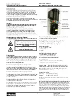 Preview for 3 page of Parker Oildyne 550 Series Instruction Manual