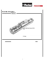 Preview for 2 page of Parker ORIGA 2000 Series Assembly Instructions Manual