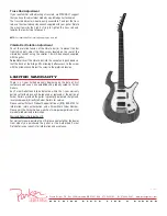 Preview for 3 page of Parker P-38 Standard Player'S Manual