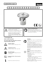 Parker P1V-A160B Series Manual preview