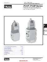 Parker P31P Series Technical Information preview