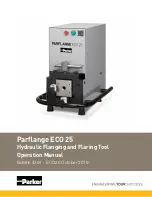 Preview for 1 page of Parker Parflange ECO 25 Operation Manual