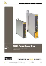 Parker PSD1 Installation Manual preview