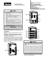 Parker PSST16M12A Installation & Service Instructions Manual предпросмотр