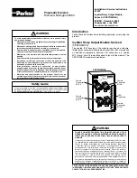 Preview for 1 page of Parker PSSTR4M12A Installation & Service Instructions Manual