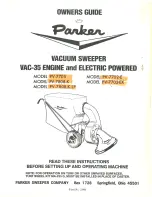 Parker PV-7702-E Owner'S Manual preview