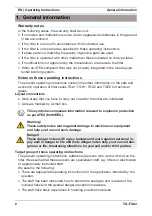 Preview for 4 page of Parker TGA 102-118 Operating Instructions Manual