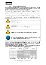 Предварительный просмотр 109 страницы Parker TM Series Technical Manual